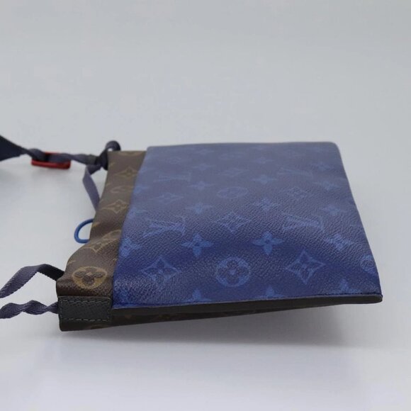 LOUIS VUITTON Monogram Pacific Split Sacoche Shoulder Bag Blue M43854 Auth KD201 - Picture 6 of 16